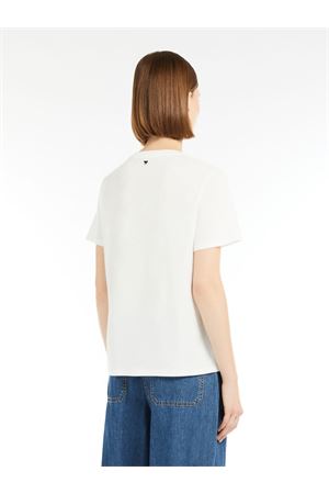 T-shirt vello in jersey di cotone nera 2515971051600007 MAX MARA WEEKEND | T-shirt | 2515971051600007